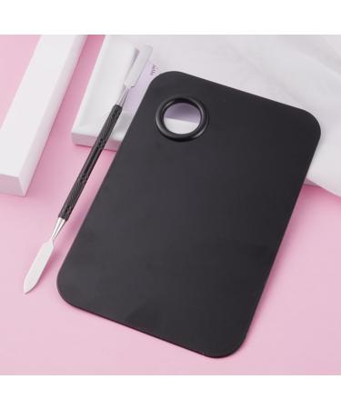 Nail Art Mix Palette Stainless Steel Cosmetic Makeup Palette Spatula Tool for Mixing S Swatches - Buy Online on GoSupps.com