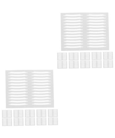 NOLITOY 60 Sheets Double Sided Double Eyelid Sticker Stickers Double Back Tape Woman Double Eyelid Sticker