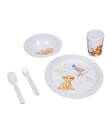Disney Learning to Eat Set for Babies & Toddlers - 5 Piece Simba Collection | International Shipping - Buy Online on GoSupps.com
