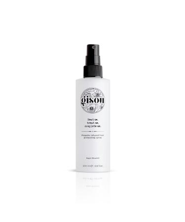 Gisou Propolis Infused Heat Protecting Spray with Naturally Strengthening and Fortifying Propolis to Protect Hair from Heat Styling and UV Damage (6.8 fl oz)