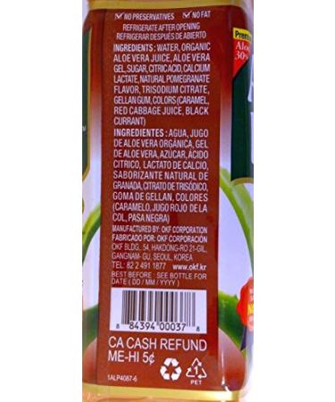 Aloe Vera King (Pomegranate Flavor) - 16.90fl Oz (Pack of 10) - Buy Online on GoSupps.com