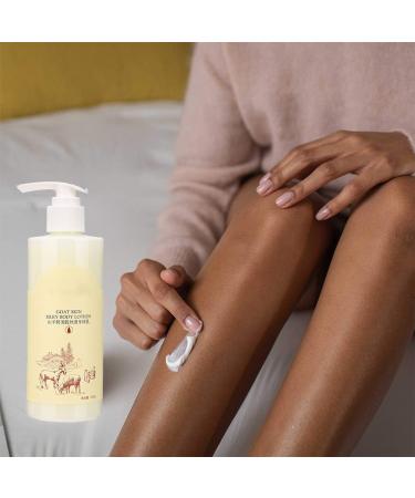 Natural Goat Milk Body Lotion | Strong Hydration & Skin Lightening | 250ml Moisturizing Cream for Dry Skin & Chicken Skin Care - Buy Online on GoSupps.com