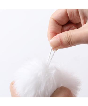Large White Pom Pom Balls - 3 Inches - 20 Pieces - DIY Crafts Costume Accessory - Buy Online on GoSupps.com