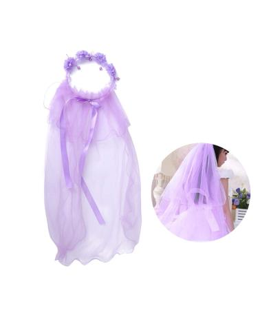 Minkissy 3-Piece Flower Crown Set with Lace Veil | Princess Floral Headpieces for Girls - Perfect for Photos - Buy Online on GoSupps.com