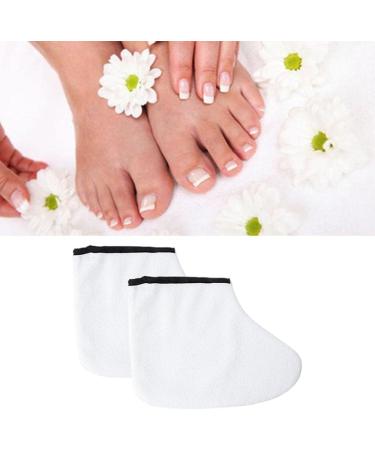 Generic Gants de Cire de Paraffine 6x Chaussons de Traitement Mitaines Couvre-pieds Blanc - Buy Online on GoSupps.com