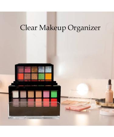Acrylic Clear Eyeshadow Palette Organizer - 7 Sections - Makeup Organizer for Bathroom Countertops and Vanities - Buy Online on GoSupps.com