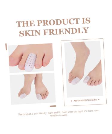 Healifty Toe Protector Cap 6 Pairs - Anti-friction Silicone Sleeves for Hallux Valgus - Toe Guards for Costume Accessories - Buy Online on GoSupps.com