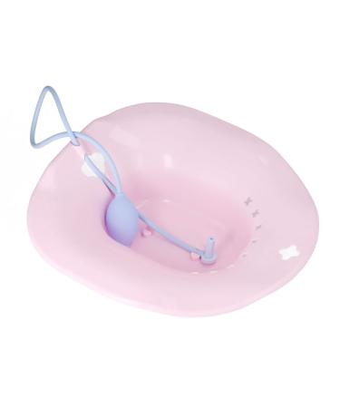 Fdit Bain de Si ge pour Femme Nettoyage Vaginal Soulagement de la Douleur Bain de Si ge avec Chasse D'eau pour la Grossesse H morro des Plastique (PINK) Rose