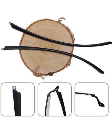 DeeboW Glasses Replacement Temples - Universal TR90 Eyeglass Arms (1 Pair) | Black Eyeglass Repair Kit for International Shipping - Buy Online on GoSupps.com