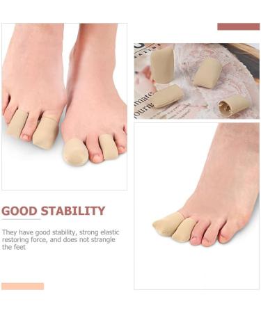 Silicone Toe Protectors - 2pcs Toe Caps for Blisters, Calluses, and Cushioning - Toe Guards for Feet - Toe Sleeves 2.5x4cm - Buy Online on GoSupps.com