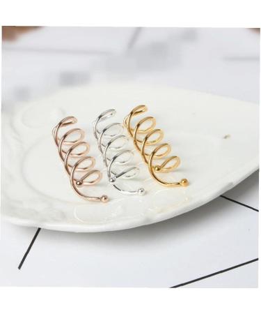 Zonster 10-Piece Spiral Bobby Pins - Rotating Screw Hair Clips for Perfect Bun Hairstyles - Mini Spin Clips with Rounded Tips - No Scratch Hair Detention for DIY Styles - Buy Online on GoSupps.com