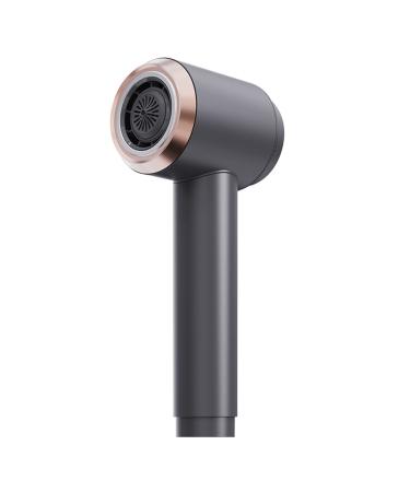 Cordless Hair Dryer Portable Travel Hair Dryer 6 Temperature Settings Cordless Hair Dryer with Hot and Cold Air and Charging Base (Black)