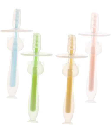 Buy Minkissy 8 STK Baby Toothbrush Set - Soft Silicone Training Toothbrush for Oral Hygiene - Buy Online on GoSupps.com