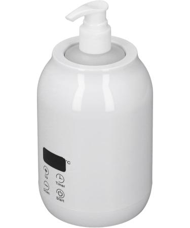 LED Display Lotion Massage Oil Warmer Adjustable Temperature & Timer UK Plug Portable Design Electric Warm Lotion Dispenser Good for Salon (White) - Buy Online on GoSupps.com