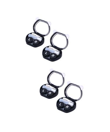SOLUSTRE 4 pieces lens storage lens container storage box lens
