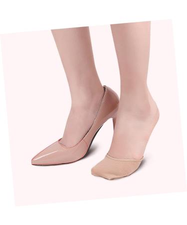 NOLITOY Women's Forefoot Socks - 4 Pairs Dressy Half Toe Liner Cushion Insoles for High Heels - Breathable Cotton Foot Pads - Buy Online on GoSupps.com