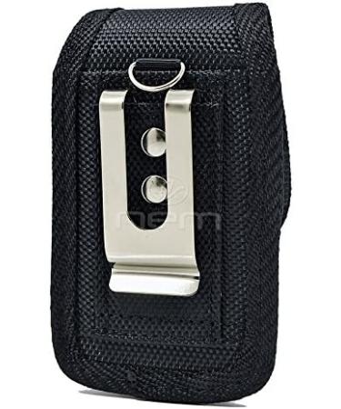 Golden Sheeps Military Grade Heavy Duty Holster - Compatible with Flip Phones & Smartphones - Rugged Nylon Canvas Case with Belt Clip - Up to 4.25x2.25x0.85 - Buy Online on GoSupps.com