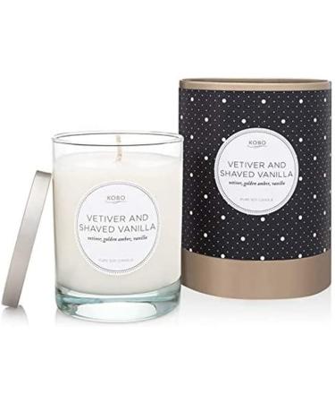 Vetiver and Shaved Vanilla Candle - 11 Oz | Premium Scented Candle for Relaxation | International Shipping Available - Buy Online on GoSupps.com