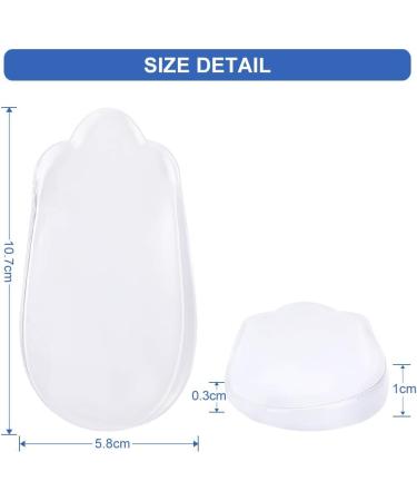 Buy Haofy Gel Heel Pillow for Heel Spur - 2 PCs Silicone Insoles for Plantar Fasciitis & Achilles Tendon Pain Relief | Comfortable Shoe Inserts - Buy Online on GoSupps.com