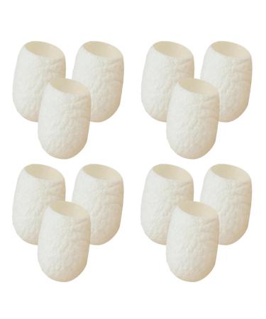Garneck Boules Exfoliantes Naturelles en Soie 20 Pi ces Boules Nettoyantes Visage Anti-points Noirs Exfoliant Doux pour Peau Sensible Soin Beaut Visage et Corps Nettoyage Naturel
