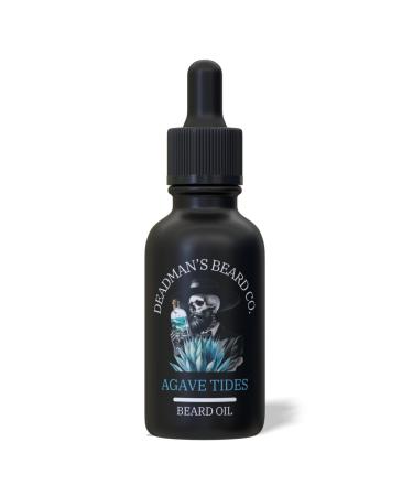 Deadman's Premium Beard Oil - Softens & Nourishes Beard & Skin - Exotic Carrier Blend - Agave Tides Scent Agave Tides: A light crisp oceanic cologne featuring refreshing agave and a splash of lime.