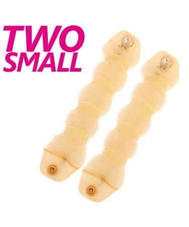 Goldrose Beauty Small Hair Bun Maker 2-Pack for Kids & Women - Twist Ring Former Styler Doughnut Chignon Clip Accessory (Blonde) - Buy Online on GoSupps.com