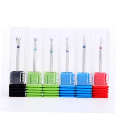FOMIYES Nails Drill Bits Nail Drill Bits Manicure Drill Bits Grinding Head Round Beads - Buy Online on GoSupps.com