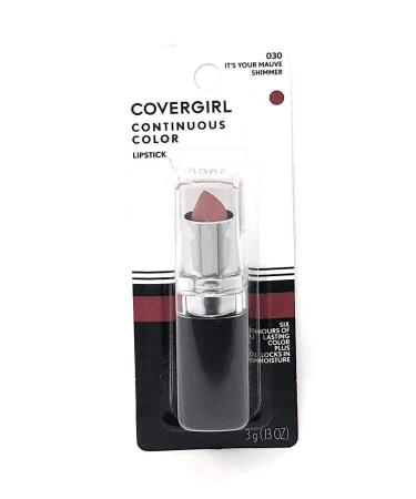 CoverGirl Continuous Color Lipstick It'S Your Mauve 030 0.13-Ounce Bottles (Pack of 2) It'S Your Mauve 030 0.13 Ounce (Pack of 2)