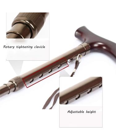 Folding Lightweight Walking Stick/Portable Crutches Cane Non Slip Unisex-Adjustable Height 70-92cm Practical Independence - Buy Online on GoSupps.com