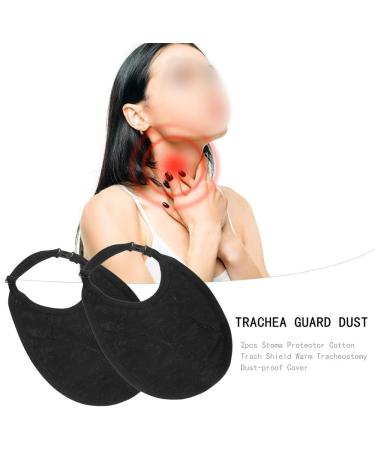 Bluezy Trachea & Stoma Cover Set | Breathable Dustproof Protection for Tracheostomy & Larynx - 2 Pieces - Buy Online on GoSupps.com