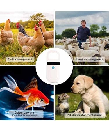 Mini Microchip Pet Tag Scanner - USB Rechargeable Animal Chip ID Reader with OLED Display - Supports FDX-B and EMID - ISO11784/85 - Buy Online on GoSupps.com
