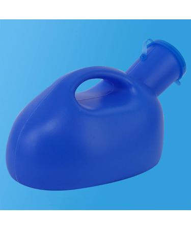 Urinals for Men- Portable Male Urinal with Lid 2000 Ml Large Capacity Urine Cups for Incontinence Elderly Travel Driving Camping (Blue) Happy - Buy Online on GoSupps.com