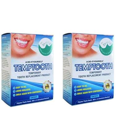 Temporary Tooth Replacement Kit  DIY Filling for Missing Tooth (x2)