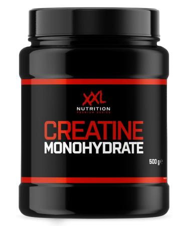 XXL Nutrition - Creatine Monohydrate Powder - Without Additional Muscle Building Pure & Microfine Creatine Monohydrate - Tasteful - 500 grams of tasteless 500 grams