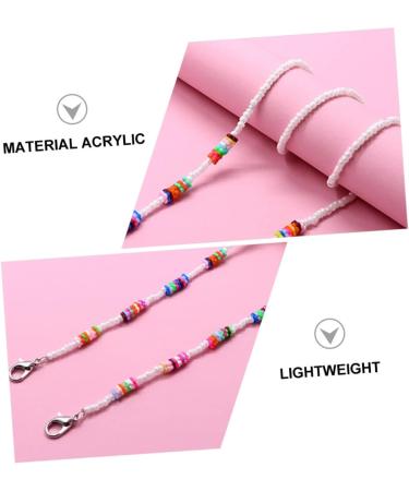 Gatuida 4pcs Mask Anti-Drop Chain Shot Glasses | Multipurpose Child Polymer Clay Decor - Buy Online on GoSupps.com