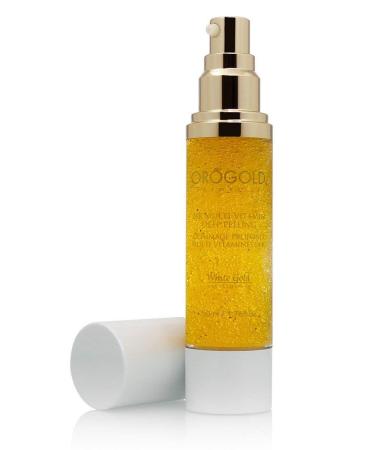 White Gold 24K Multi-Vitamin Deep Peeling Facial Exfoliator from OROGOLD Cosmetics - 50 ml. 1.76 fl. oz.