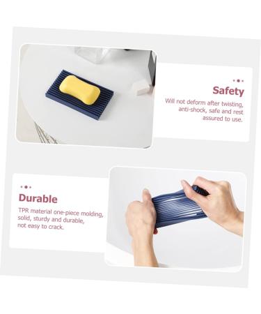 Ciieeo 4 Pcs Soap Box No Punch Soap Holder Coaster Rack Draining Soap Case Soap Rack Kitchen Appliances for Y Shaped Metal Rod Non-slip Soap Dish Travel Shopping Cart Christmas - Buy Online on GoSupps.com