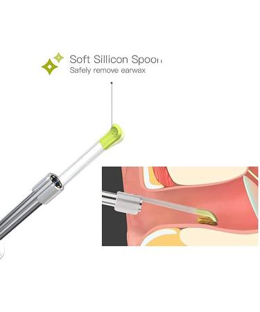 Buy Lmeil Ear Wax Remover & Ear Spoon Compatible with Anykit/Scopearound MS450 Sa39a SA39W Digital Otoscope 3.9mm 4 Sizes for International Shipping - Buy Online on GoSupps.com
