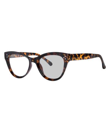 Eyekepper Transition Photochromic Reading Glasses for Women Cat Eye Design Tortoise +1.50 8-c04 1.5 Diopters
