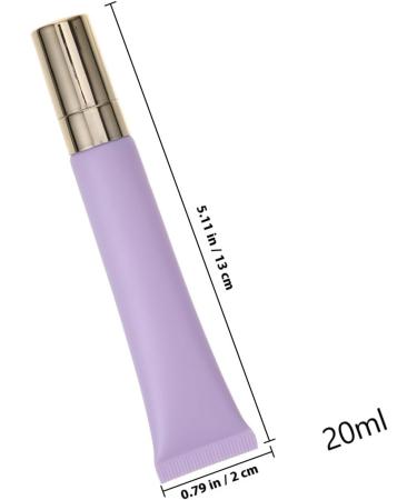 Tube de Contour des Yeux Vide Rechargeable 20G Violet T te Massage en Alliage de Zinc Anti-Fuite Stockage S par pour Femmes et Filles Usage Quotidien et Voyage - Buy Online on GoSupps.com