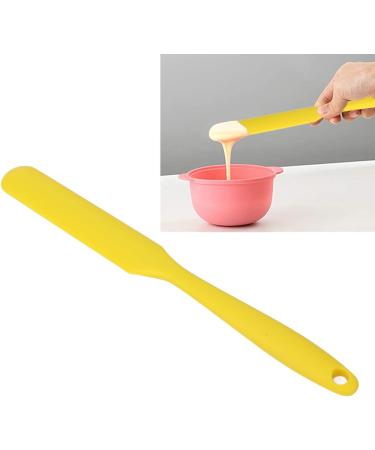 Wax Spatulas - Silicone Applicator for Hair Removal and Wax Bean Scraper (Yellow) - Buy Online on GoSupps.com