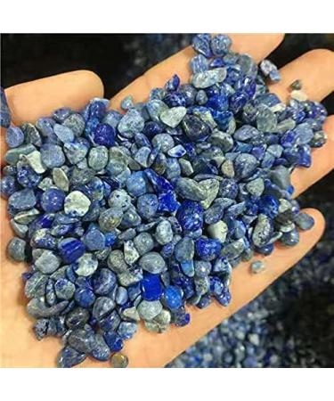 Natural Bulk Gemstone Blue Sodalite Quartz Gravel Crystals Chips for Home Decoration 7-9mm 200g - Buy Online on GoSupps.com