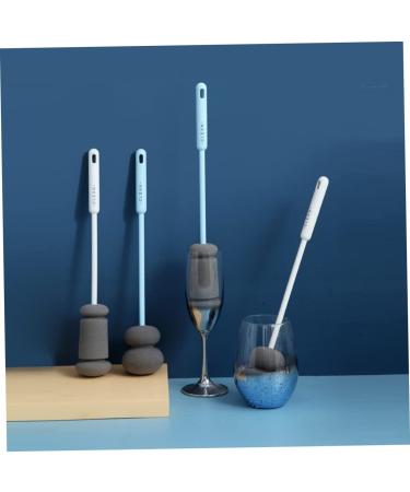 Solust Pacifier Cleaner & Bottle Brush Set - 6 STK Glass Cleaning Brush with Long Handle for Baby Bottles & Kettles - 3 Pack White - Buy Online on GoSupps.com