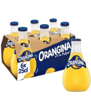 ORANGINA Boisson gazeuse la pulpe d'orange 6 x 25 cl - Buy Online on GoSupps.com