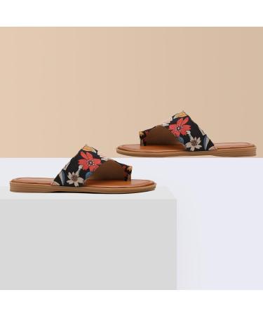 Women's Tilocow Bunion Sandals - Comfortable Orthopedic Flat Shoes for Bunion Correction - Size 8.5 Floral - Buy Online on GoSupps.com