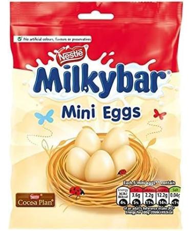 Milkybar Mini Eggs White Chocolate Bar 100g Chocolate Bundle Of 3 Easter Chocolate Gift By Experts Supplies - Buy Online on GoSupps.com