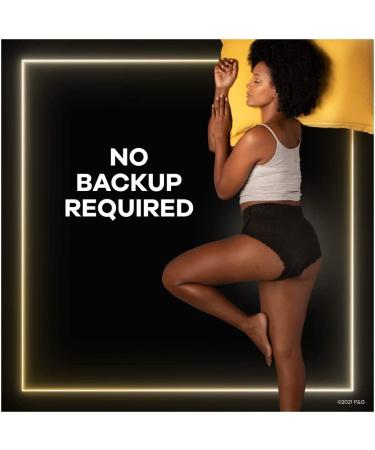 Always Zzzs Large Black Period Panties 14 Count - Overnight Disposable Period Underwear for Women - Leakproof - Size L/XL - Buy Online on GoSupps.com