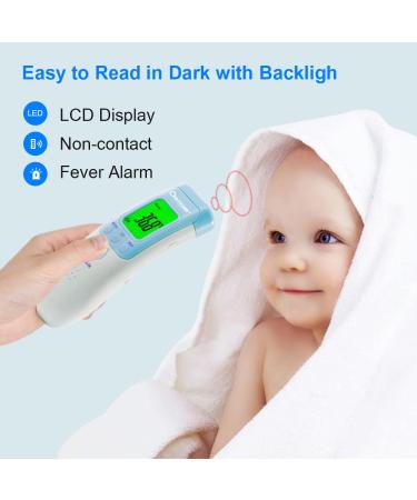 Berrcom Forehead Thermometer - Non-Contact Infrared Digital Baby Thermometer with Instant Reading and Fever Alarm - Buy Online on GoSupps.com