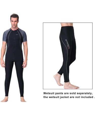 Wetsuit Pants 3mm/1.5mm Neoprene Long Pants for Diving and Surfing - XX-Large 1.5mm Men Grey - Buy Online on GoSupps.com