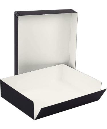 Lineco 9x12 Black Museum Archival Storage Box, Acid-Free, Metal Edge - 2 Pack. Protect Photos, Documents, Crafts - Classic Black - Buy Online on GoSupps.com